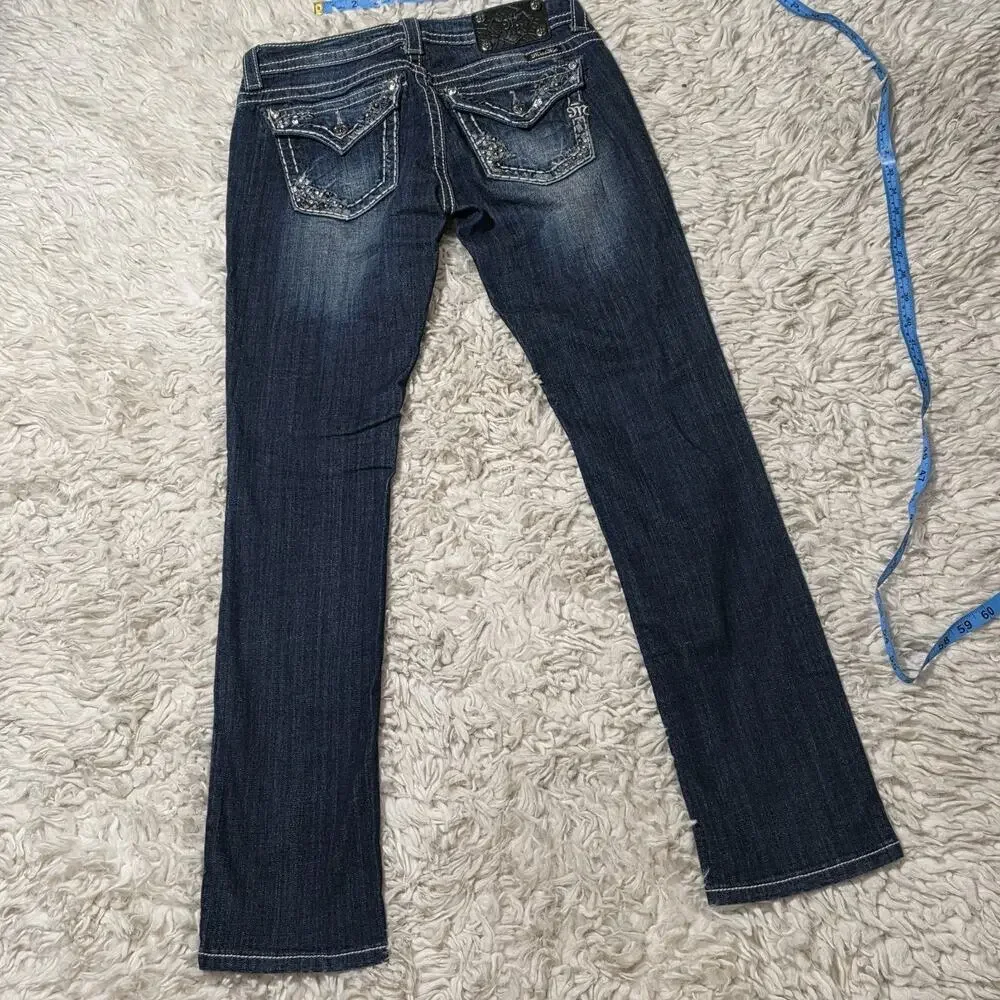Miss Me Jeans Signature Straight Leg fit Size 28 JP5929T2V